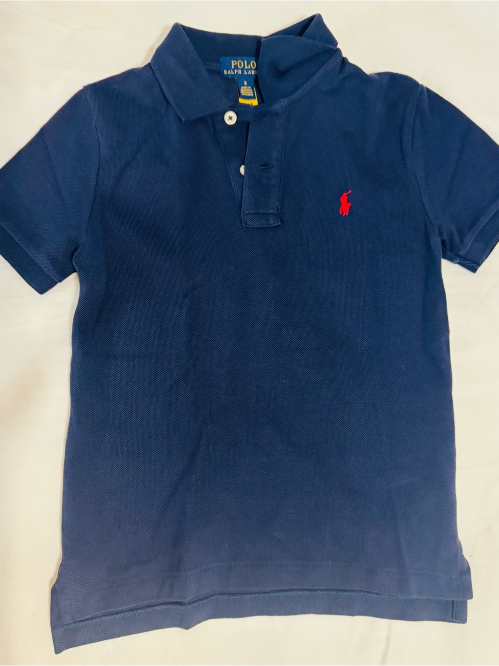 Polo by Ralph Lauren Navy Polo with Red Pony Logo